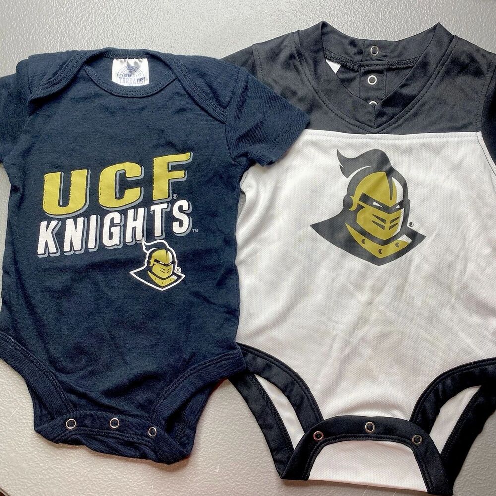 UCF Knights Baby Bodysuit 0-3 3-6 Months Black Unisex Rivalry Threads Florida
